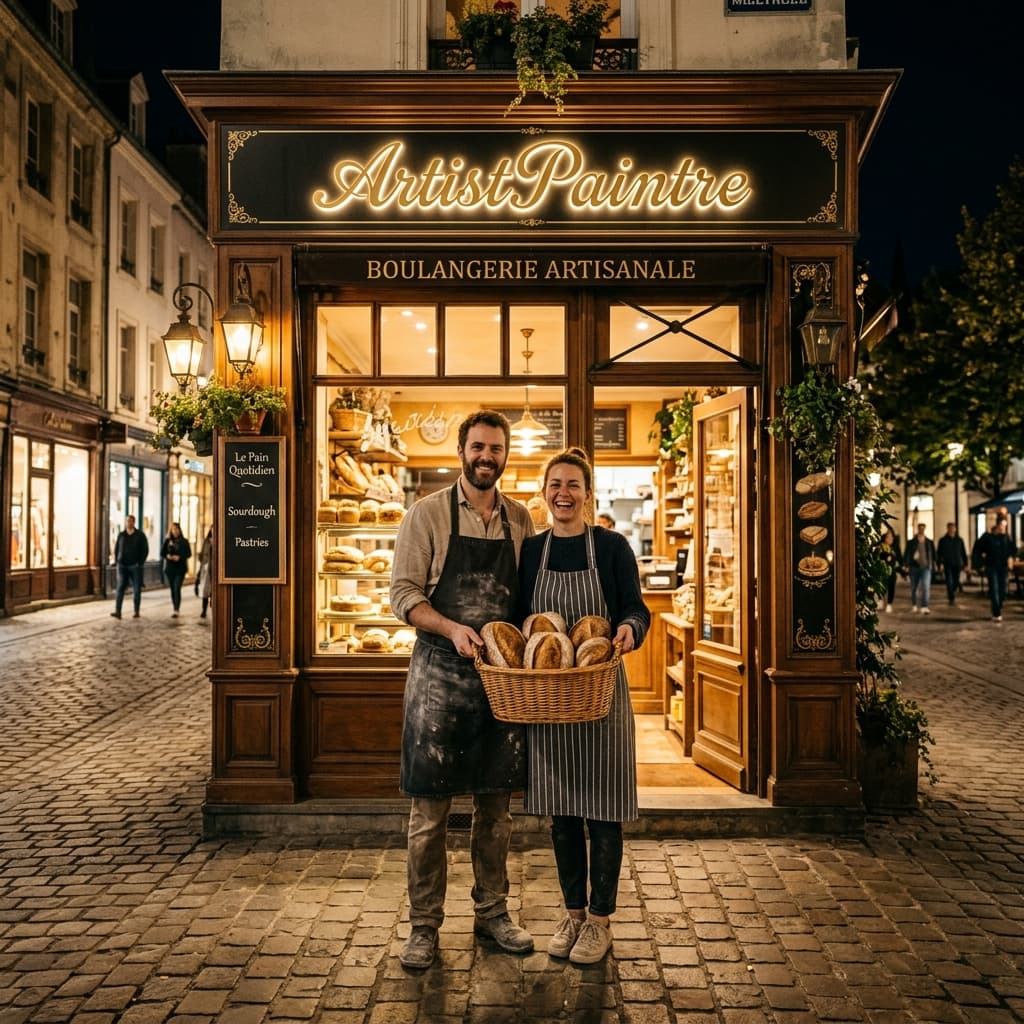 ArtistPaintre - Les Boulangers