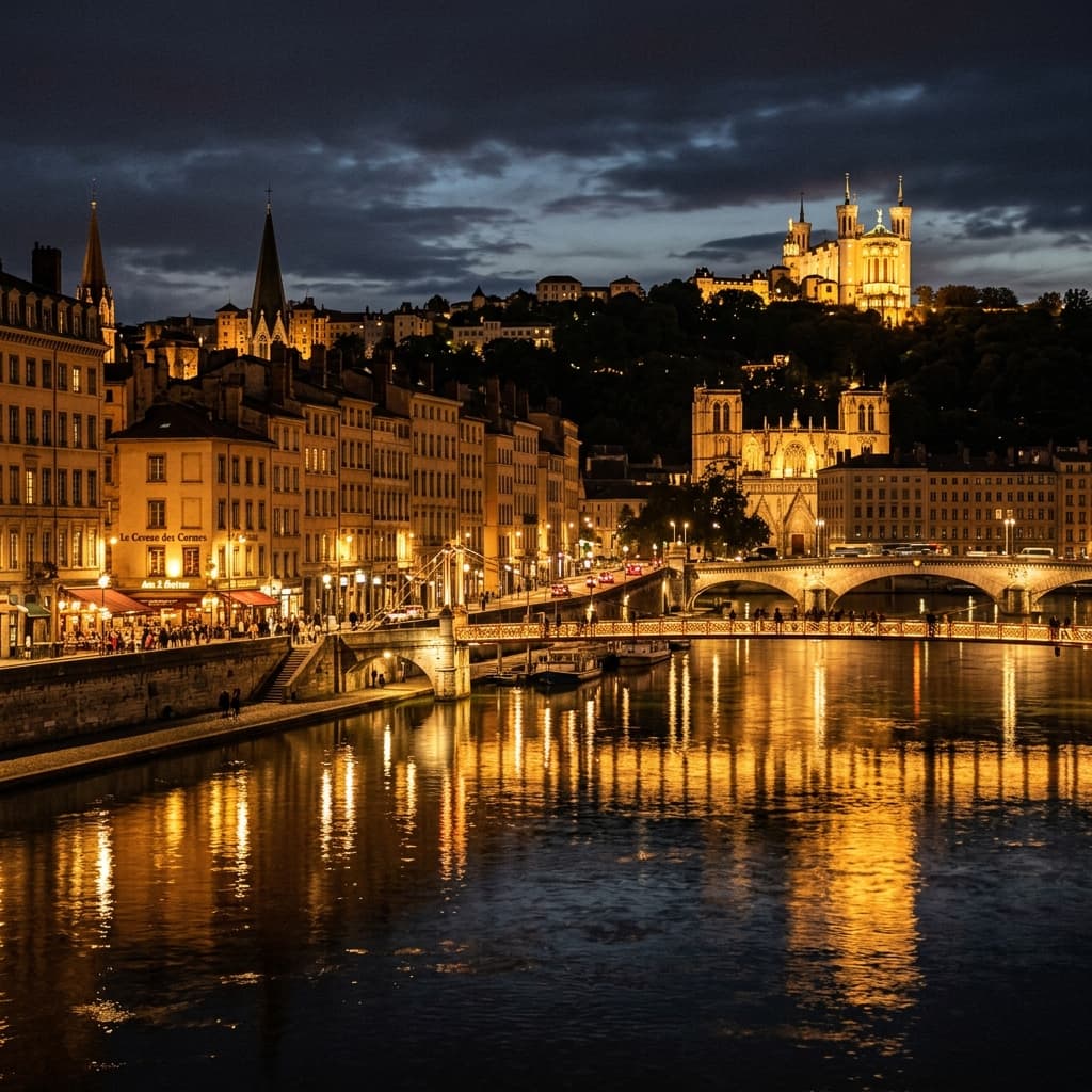 Lyon la nuit